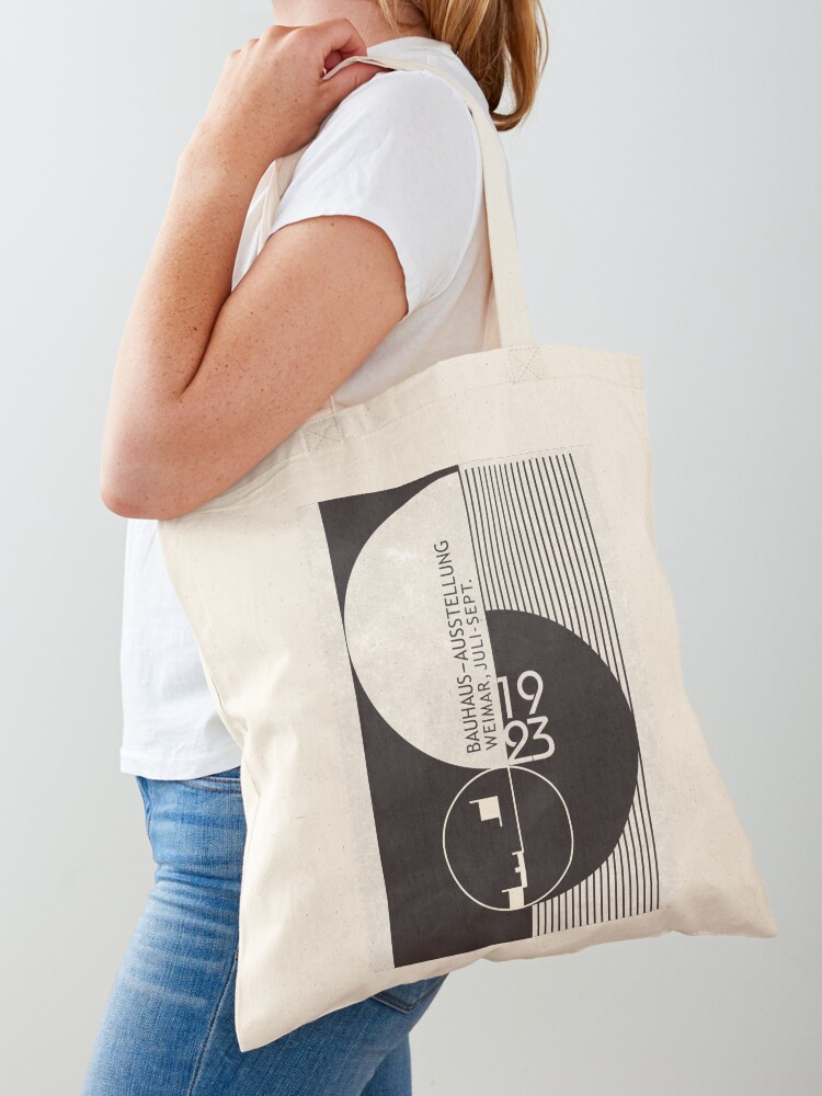 Thumbnail 1 of 5, Tote Bag, Bauhaus Exhibition Art designed and sold by SurfolioPrints.