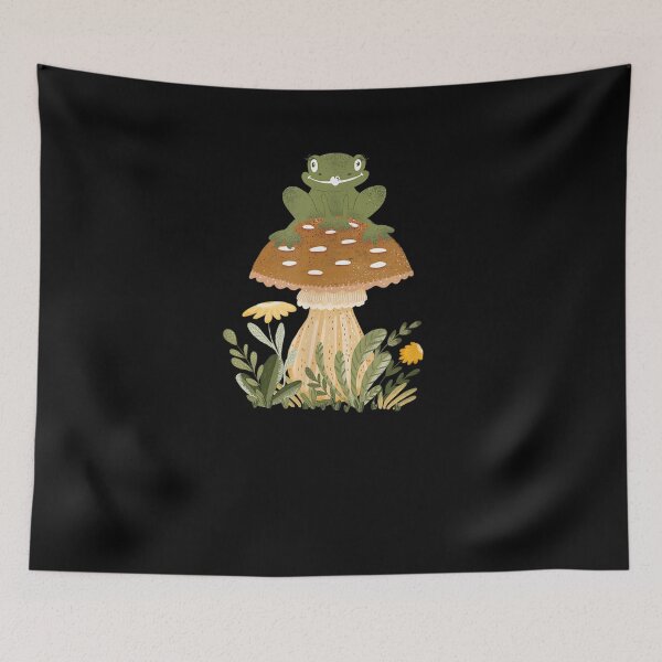 Item preview, Core Frog Sat On A Forest Mushroom designed and sold by tolivia.