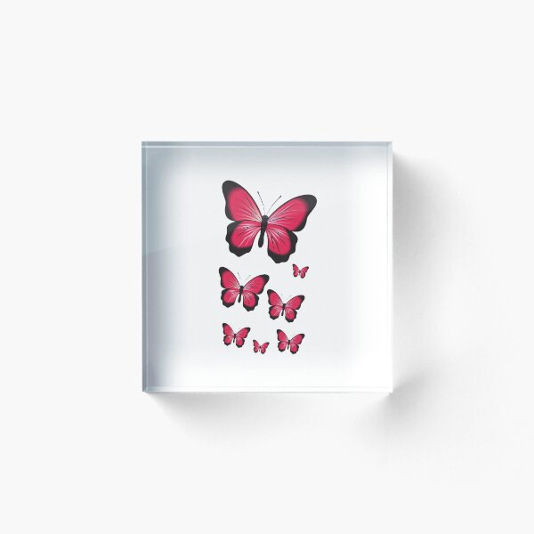 Item preview, Patrón de mariposa roja designed and sold by Demask.
