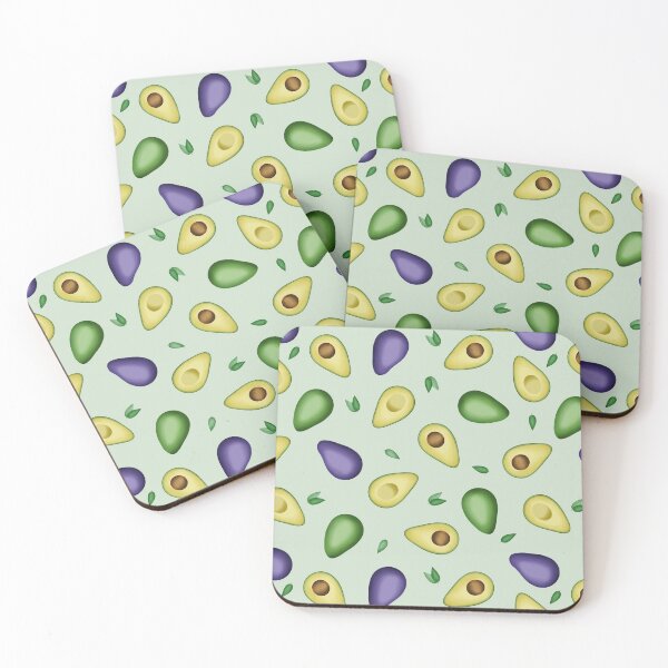 Item preview, Watercolor Avocado Pattern designed and sold by Yakuinie.
