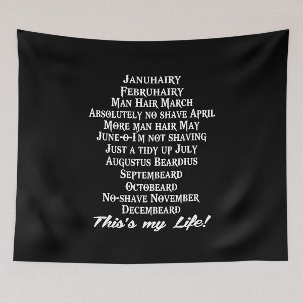 Item preview, Bearded Months designed and sold by clickmostro.