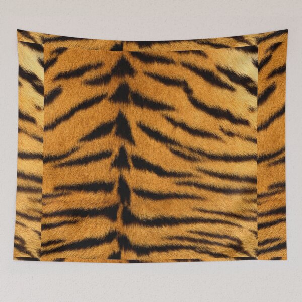 Item preview, Colorful Faux Siberian Tiger Skin Design for apparel and beddings designed and sold by Sunnyhova.