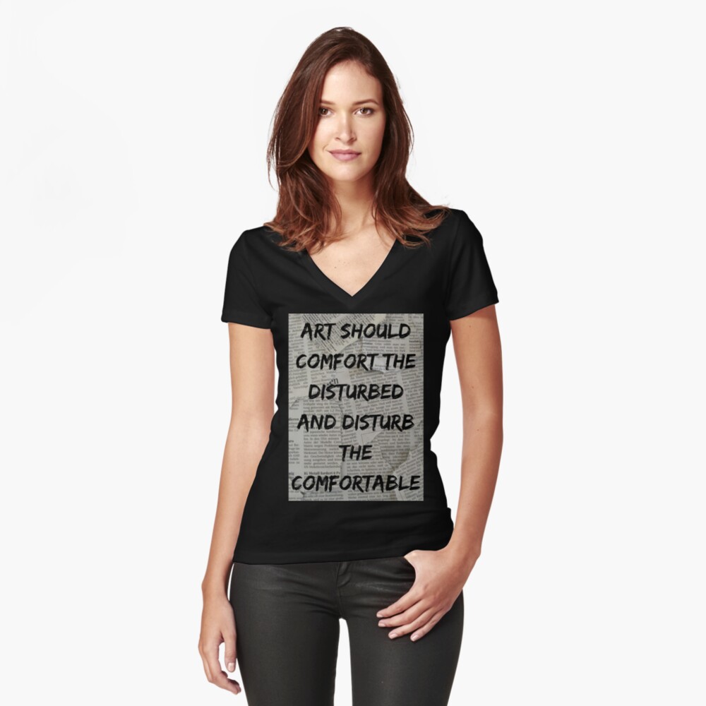 art should comfort the disturbed and disturb the comfortable Essential  T-Shirt for Sale by charlyjovic