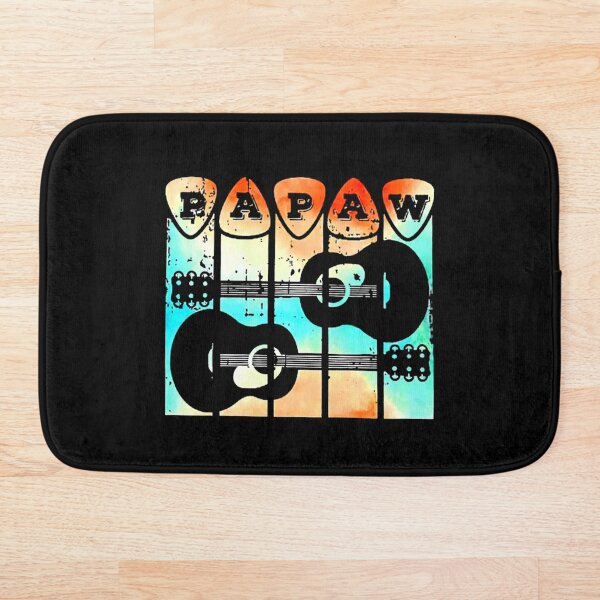 Aperçu de l'œuvre Funny Retro Papaw Le Guitariste Guitariste Guitariste Papa créée et vendue par DaiShop.