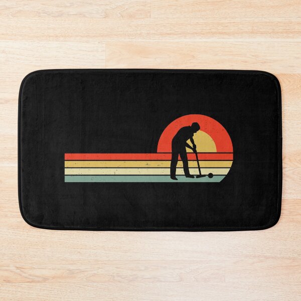 Item preview, Croquet Player Outdoor Vintage Retro Sunset designed and sold by CuteDesigns1.