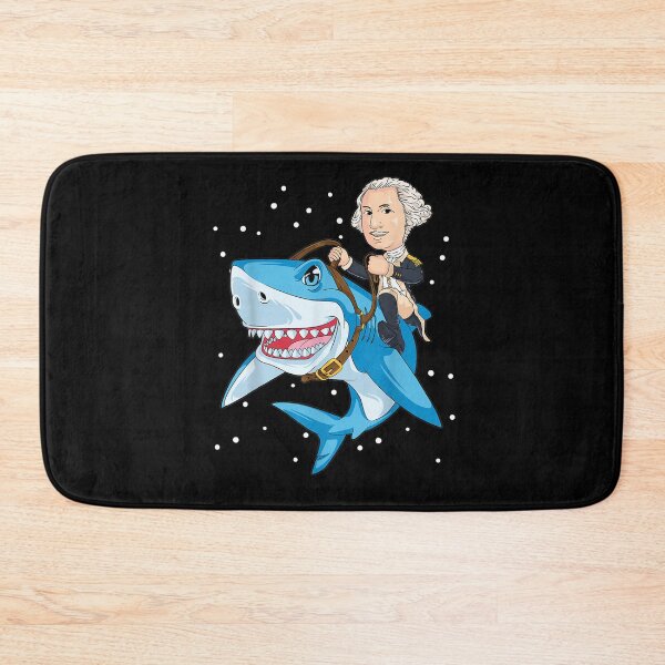 Item preview, 4th Of July George Washington Shark American Merica designed and sold by robinxam.