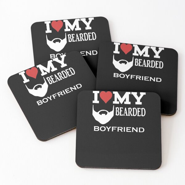 Item preview, I Love My Bearded Boyfriend designed and sold by clickmostro.