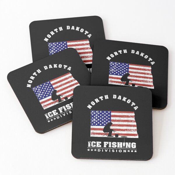 Item preview, Patriotic North Dakota Ice Fishing Division Ice Fis designed and sold by robinxam.