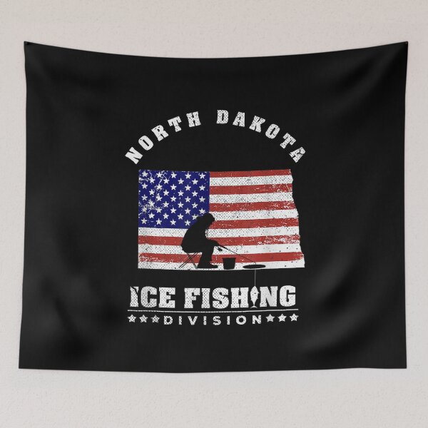Item preview, Patriotic North Dakota Ice Fishing Division Ice Fis designed and sold by robinxam.