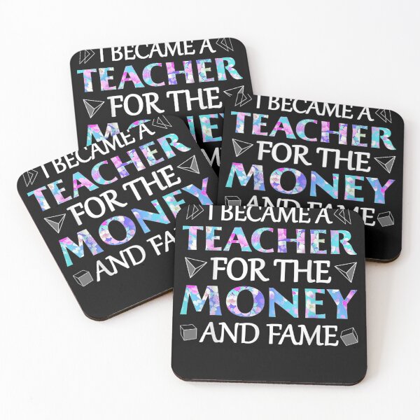 Item preview, I Became A Teacher For The Money  designed and sold by CadellShop.