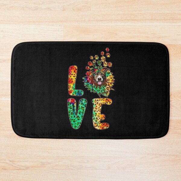 Item preview, Love Pit Bull Sunflower Tie Dye Dog Mom Mother's Day designed and sold by tolivia.