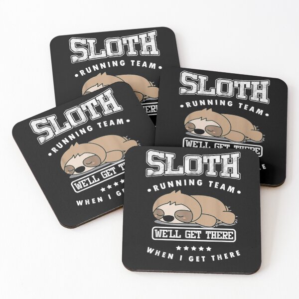Item preview, Sloth Running Team We'll Get There Sloth designed and sold by robinxam.