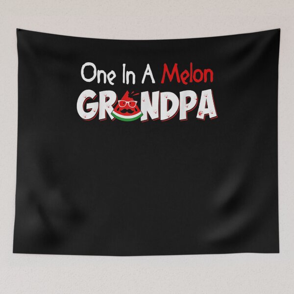 Item preview, One In A Melon Grandpa Fathers Day Pun Watermelon designed and sold by robinxam.