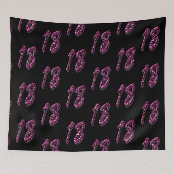 Item preview, Number eighteen eighteen - date age birthday gifts designed and sold by GlamourChick.