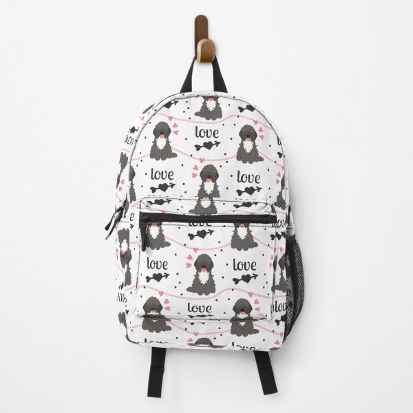 Item preview, LOVE Black and White Cockapoo Cavapoo Cavoodle designed and sold by Lulupainting.