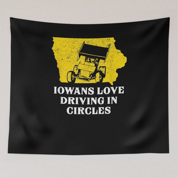 Item preview, Sprint Car Driving Circles Dirt Track Race Iowa Iowan Racing designed and sold by robinxam.