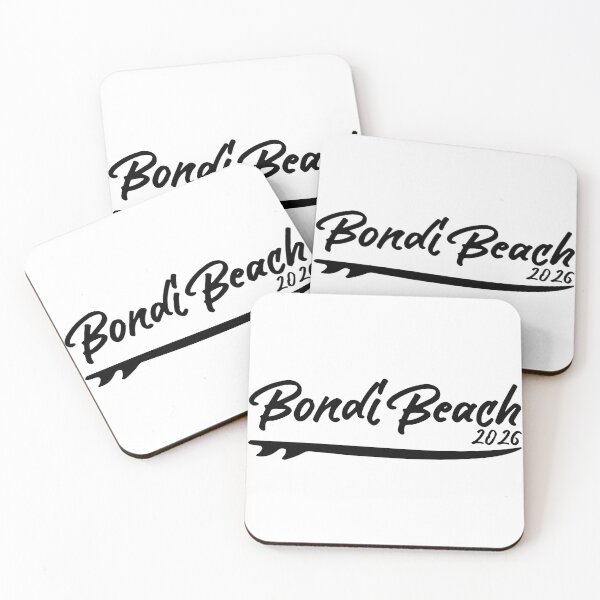 Item preview, Bondi Beach - Sydney Neighbourhood - Black Text designed and sold by TWPCdesigns.