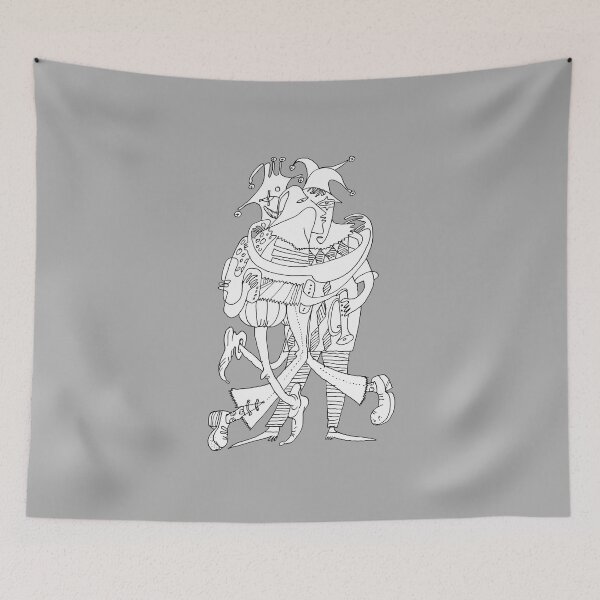 Item preview, Three Funny Clowns designed and sold by BlackLineWhite.