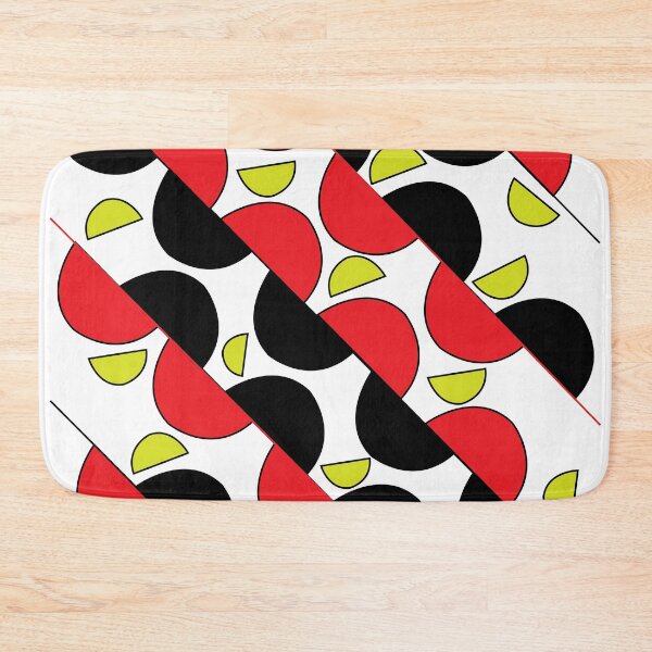 Item preview, Geometric Colorful Half Circle Semi Circle Stripes Abstract Pattern designed and sold by Nisha Prabhu.