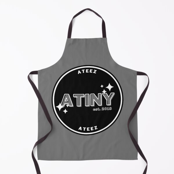 Item preview, ATINY - ATEEZ fandom badge (black & white ver.) designed and sold by daniellepeta.