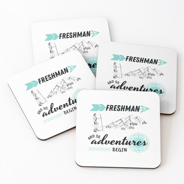 Item preview, Vintage "Freshman Year - And So, Adventures Begin" (Mint) Black Text designed and sold by dbyjane.