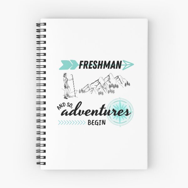 Item preview, Vintage "Freshman Year - And So, Adventures Begin" (Mint) Black Text designed and sold by dbyjane.