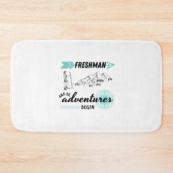 Item preview, Vintage "Freshman Year - And So, Adventures Begin" (Mint) Black Text designed and sold by dbyjane.