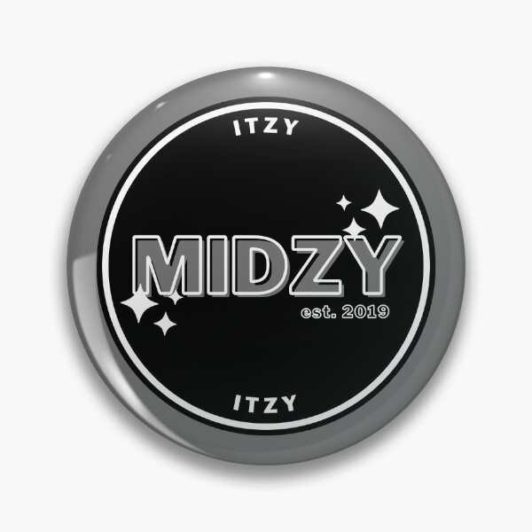Item preview, MIDZY - ITZY fandom badge (black & white ver.) designed and sold by daniellepeta.