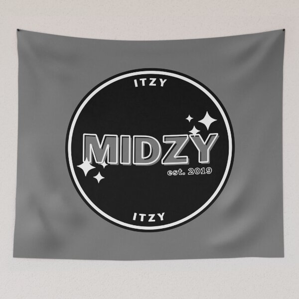 Item preview, MIDZY - ITZY fandom badge (black & white ver.) designed and sold by daniellepeta.