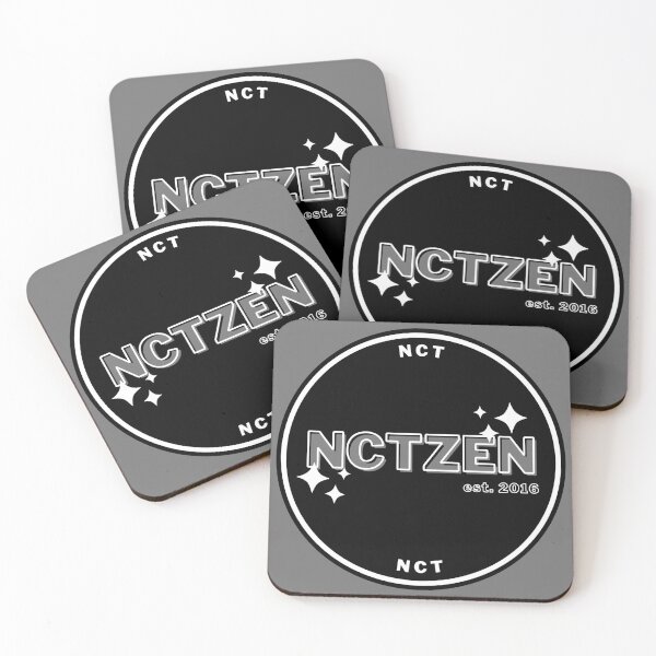 Item preview, NCTZEN - NCT fandom badge (black & white ver.) designed and sold by daniellepeta.