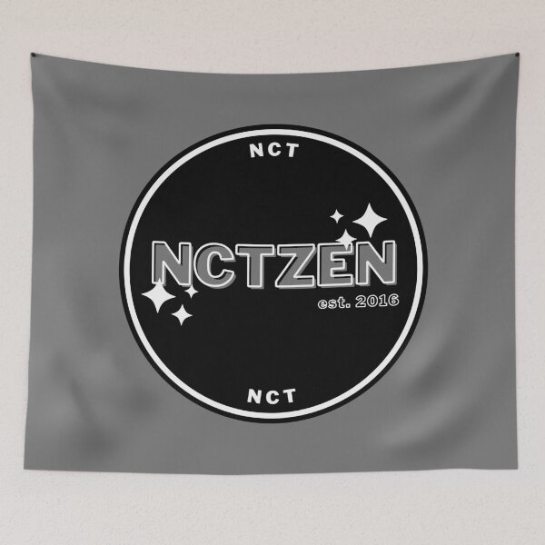 Item preview, NCTZEN - NCT fandom badge (black & white ver.) designed and sold by daniellepeta.