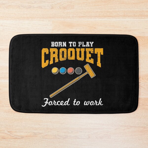 Item preview, Croquet Players Croqueters Chardonnay Funny designed and sold by CuteDesigns1.