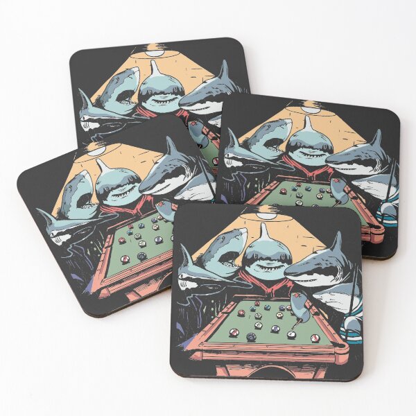 Item preview, The Pool Sharks // Funny Parody Painting designed and sold by SLAG-Creative.