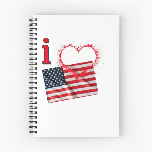 Item preview, I love America designed and sold by Fitnessandyoga.