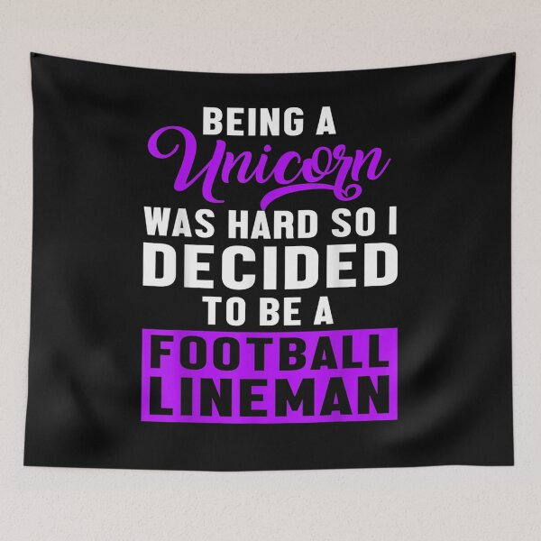 Item preview, Lineman Unicorn Offensive Defensive Player designed and sold by robinxam.