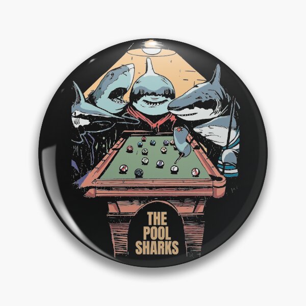 Item preview, The Pool Sharks // Funny Parody Painting designed and sold by SLAG-Creative.