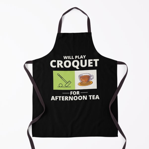 Item preview, Croquet Players Croqueters Afternoon Tea Funny designed and sold by CuteDesigns1.