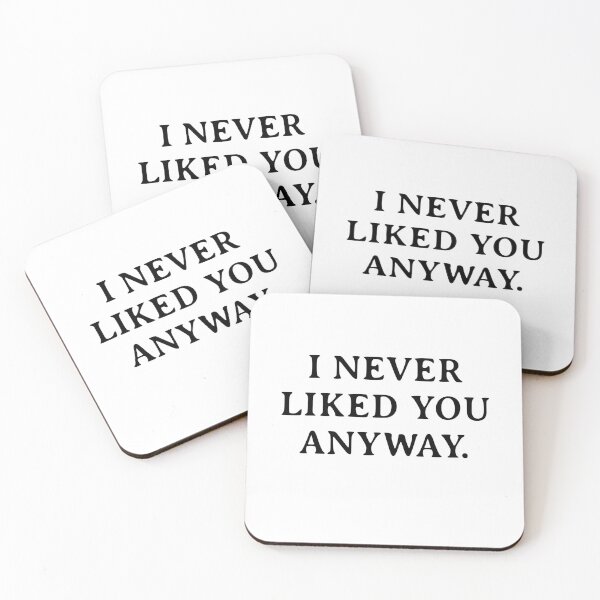 Item preview, Funny Sarcasm I Never Liked You Anyway Aesthetic Vintage designed and sold by mondolu.