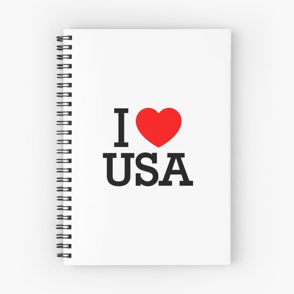 Item preview, I love USA Sticker and T-Shirt Design designed and sold by SLSandaruwan.