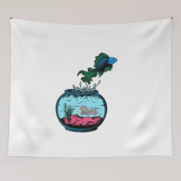 Item preview, fish fly for freedom designed and sold by Artezia.