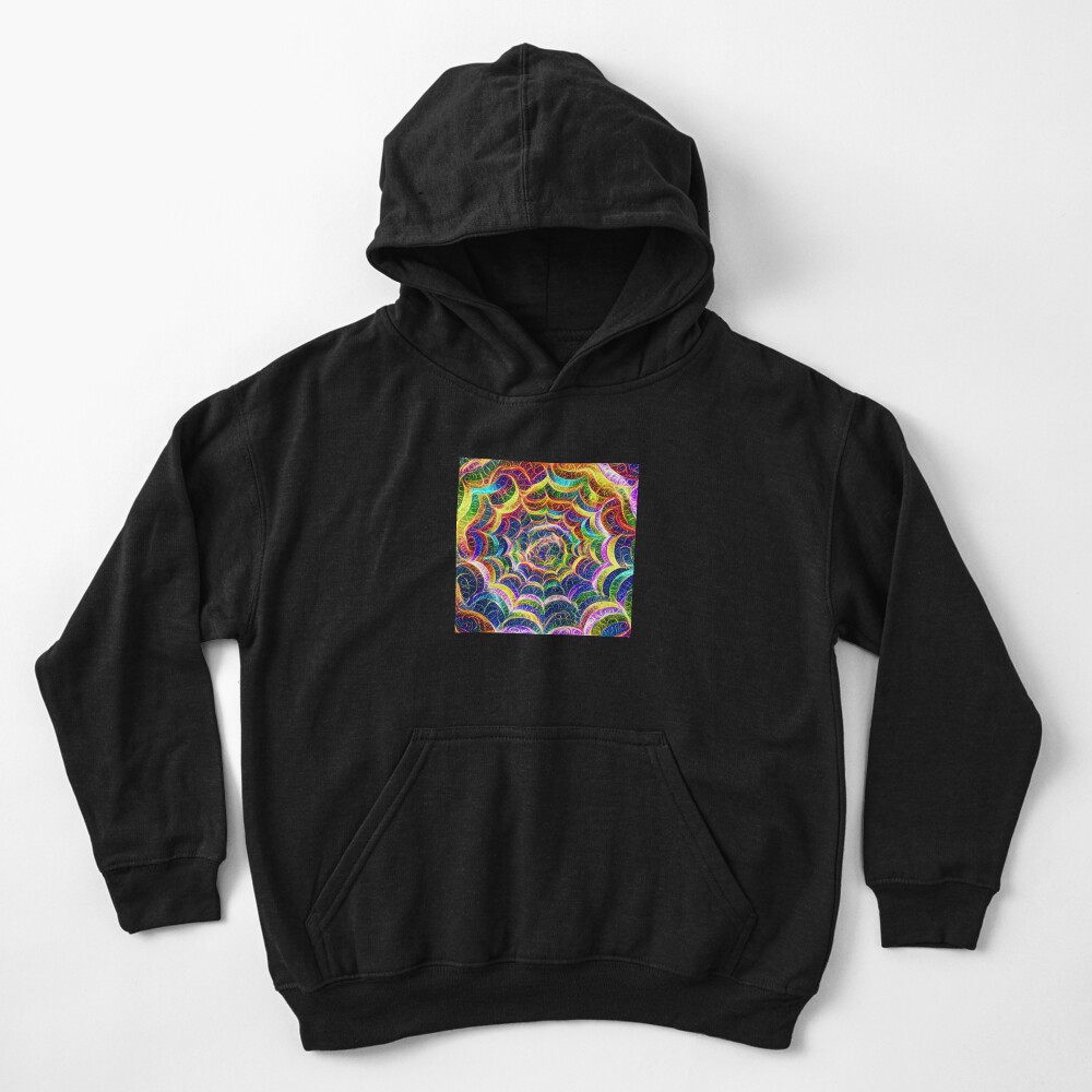 Spider web #DeepDream B Kids Pullover Hoodie
