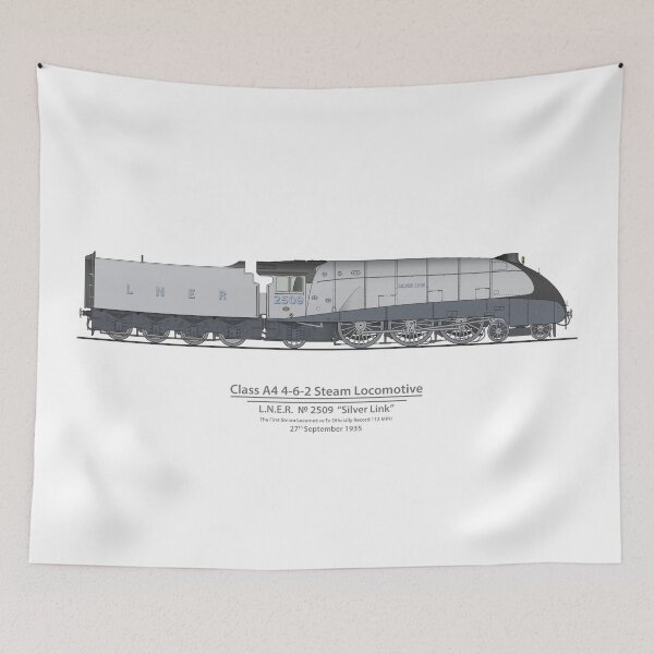 Item preview, LNER Silver Link 1935 Speed Record 112 MPH designed and sold by Steve H Clark.