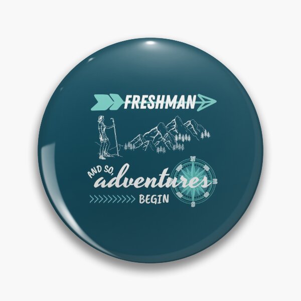 Item preview, Vintage "Freshman Year - And So, Adventures Begin" (Mint) White Text designed and sold by dbyjane.