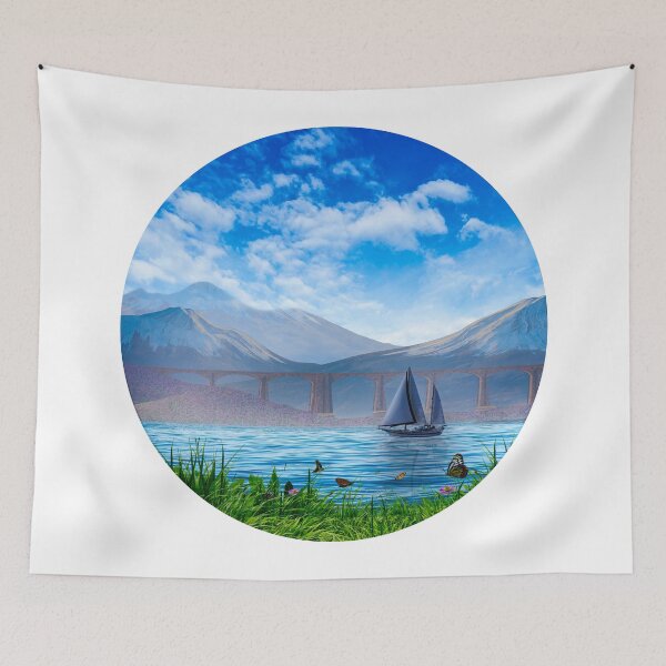 Item preview, Retro Lake Realistified designed and sold by DegnWorld.