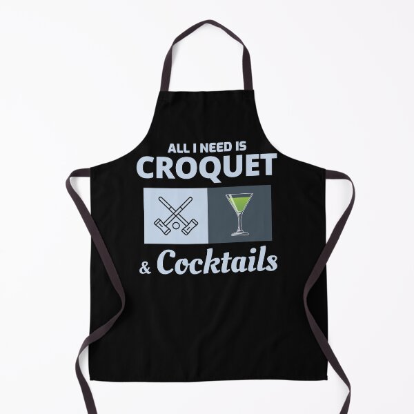 Item preview, Croquet Players Croqueters Cocktails Funny Saying designed and sold by CuteDesigns1.