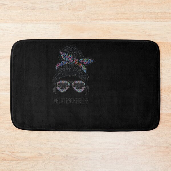 Item preview, Ela Teacher Messy Bun Life Hair Glasses designed and sold by Irundell2020.