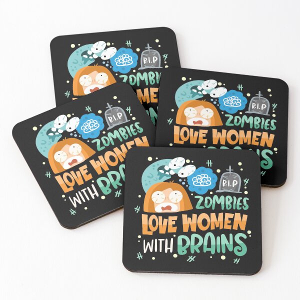 Item preview, Zombies Love Women With Brains designed and sold by anziehend.