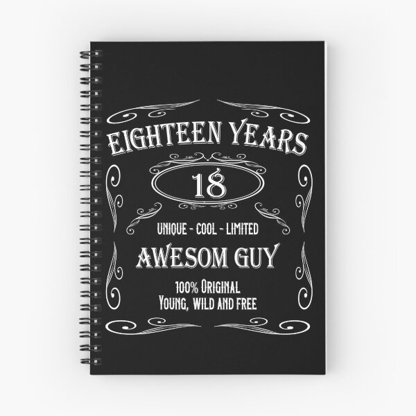 Item preview, 18 Years Birthday - Young, Wild And Free designed and sold by Shirt-Designs.