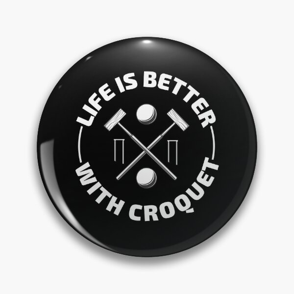 Item preview, Croquet Croqueters Indoor Outdoor Players Funny designed and sold by CuteDesigns1.