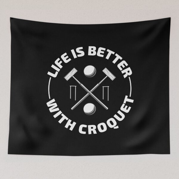 Item preview, Croquet Croqueters Indoor Outdoor Players Funny designed and sold by CuteDesigns1.